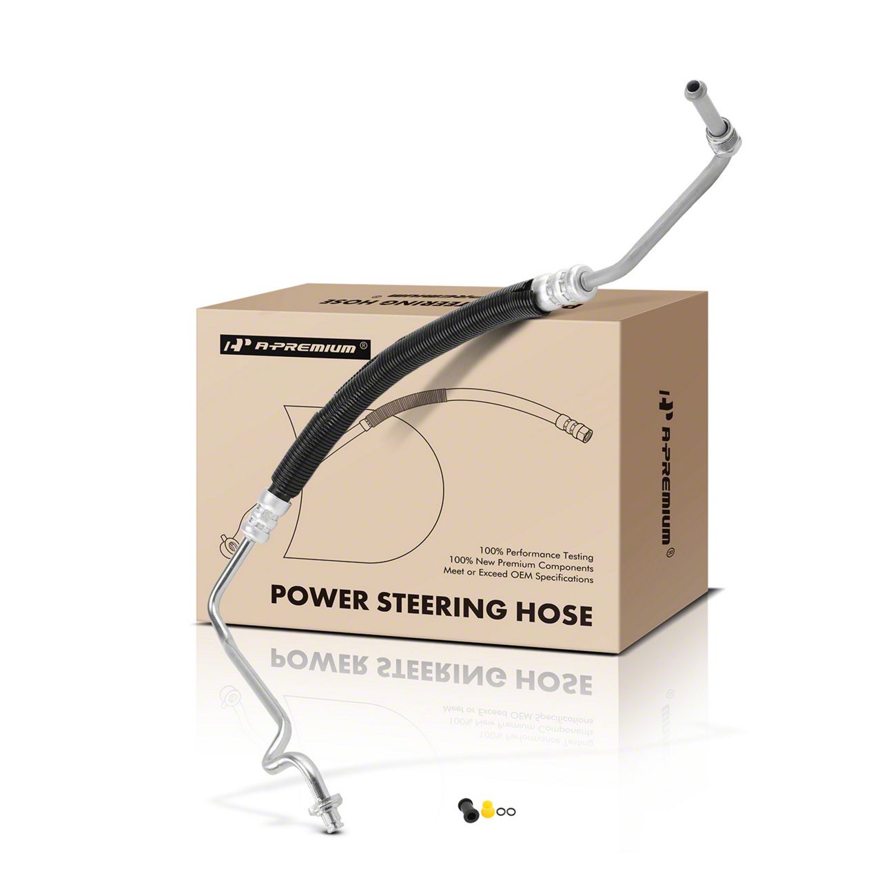 A-Premium 2x Brake Hydraulic Hose Front For Ford E-350 E-450 Super Duty