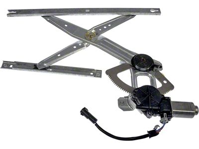 Power Window Regulator and Motor Assembly; Rear Driver Side (11-12 F-350 Super Duty)