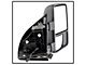 Powered Heated Manual Extendable Towing Mirror; Passenger Side (11-14 F-350 Super Duty)