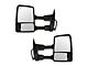 Powered Heated Memory Manual Folding Towing Mirrors with Black and Chrome Caps (11-13 F-350 Super Duty)