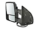Powered Heated Memory Power Folding Towing Mirror without Cap; Driver Side (11-16 F-350 Super Duty)