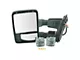 Powered Heated Power Folding Towing Mirror without Cap; Driver Side (11-16 F-350 Super Duty)