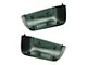 Powered Heated Power Folding Towing Mirrors; Textured Black (11-16 F-350 Super Duty)