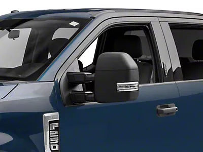 Left Side Power Towing Mirror With Turn Signal For 2017-2020 Ford F250 F350 F450 – Black