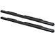 Premier 4 Oval Nerf Side Step Bars with Mounting Kit; Black (17-24 F-350 Super Duty SuperCrew)