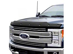 Premium Bolt-On Look Hood Deflector; Textured (17-22 F-350 Super Duty)