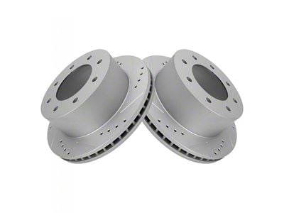 Premium G-Coated 8-Lug Rotors; Front Pair (13-22 4WD F-350 Super Duty)