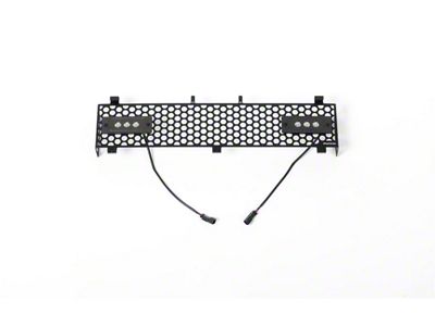 Putco Punch Design Lower Bumper Grille Insert with 6-Inch Luminix Light Bars; Black (11-16 F-350 Super Duty)