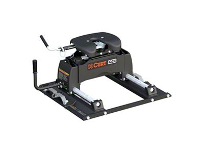 Q20 5th Wheel Trailer Hitch with Puck System Roller (11-25 F-350 Super Duty w/ 6-3/4-Foot Bed)
