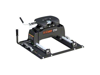 Q20 5th Wheel Trailer Hitch with Puck System Roller (11-24 F-350 Super Duty w/ 6-3/4-Foot Bed)