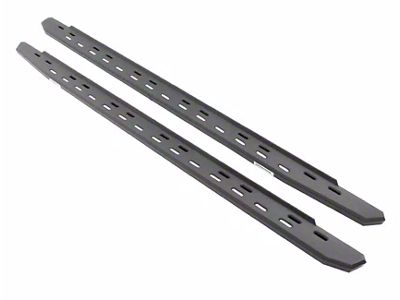 Go Rhino RB30 Slim Line Running Boards; Textured Black (17-25 F-350 Super Duty SuperCrew)