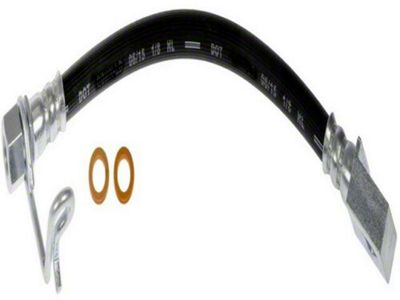 Rear Brake Hydraulic Hose; Driver Side (13-16 F-350 Super Duty SRW Cab and Chassis)