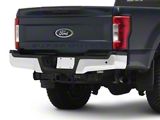 Rear Bumper Cap End; Pre-Drilled for Backup Sensors; Passenger Side; Chrome (17-19 F-350 Super Duty)