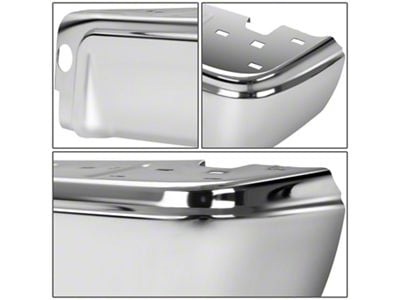 Rear Bumper Corner Cover; Not Pre-Drilled for Backup Sensors; Passenger Side; Chrome (08-16 F-350 Super Duty)