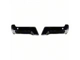 Rear Bumper Cover; Pre-Drilled for Backup Sensors; Gloss Black (17-22 F-350 Super Duty)