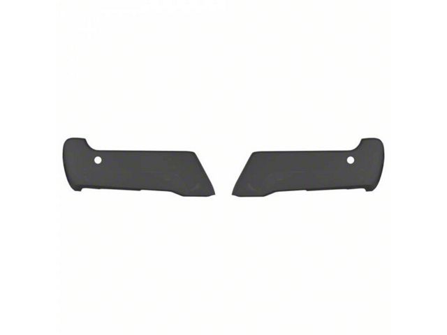 Rear Bumper Cover; Pre-Drilled for Backup Sensors; Paintable ABS (17-22 F-350 Super Duty)