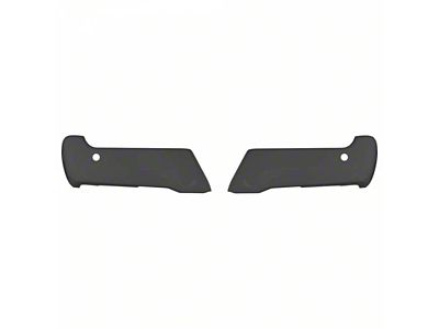 Rear Bumper Cover; Pre-Drilled for Backup Sensors; Paintable ABS (17-22 F-350 Super Duty)