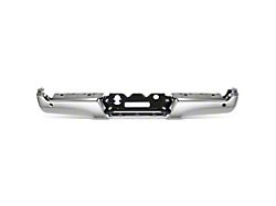 Rear Bumper; Pre-Drilled for Backup Sensors; Chrome (17-22 F-350 Super Duty)
