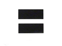Rear Door Sill Protection; Raw Carbon Fiber (17-25 F-350 Super Duty SuperCrew)