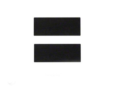 Rear Door Sill Protection; Raw Carbon Fiber (17-25 F-350 Super Duty SuperCrew)