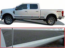 Rocker Panel Trim; Stainless Steel (17-22 F-350 Super Duty SuperCrew)