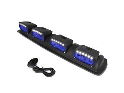 Roof Mounted Fog Lights with Switch; Blue (Universal; Some Adaptation May Be Required)
