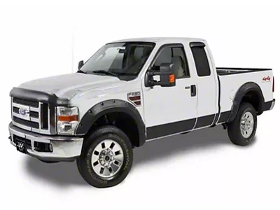 Ruff Riderz Fender Flares; Smooth Black (08-10 F-350 Super Duty SRW)