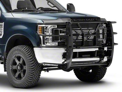 Rugged Heavy Duty Grille Guard; Black (17-22 F-350 Super Duty)