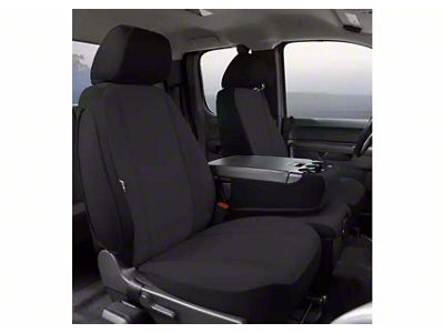 Fia Seat Protector Series Front Seat Covers; Black (17-25 F-350 Super Duty w/ Bench Seat)