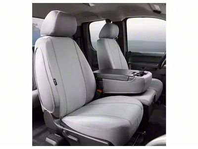 Fia Seat Protector Series Front Seat Covers; Gray (17-25 F-350 Super Duty w/ Bench Seat)