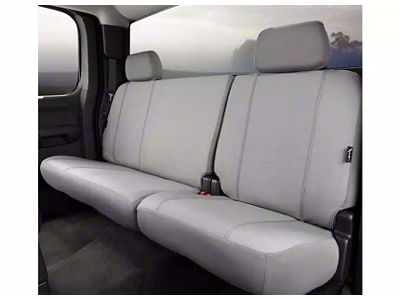 Fia Seat Protector Series Rear Seat Cover; Gray (17-25 F-350 Super Duty SuperCrew)