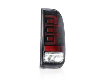 Sequential LED Tail Lights; Gloss Black Housing; Clear Lens (08-16 F-350 Super Duty)