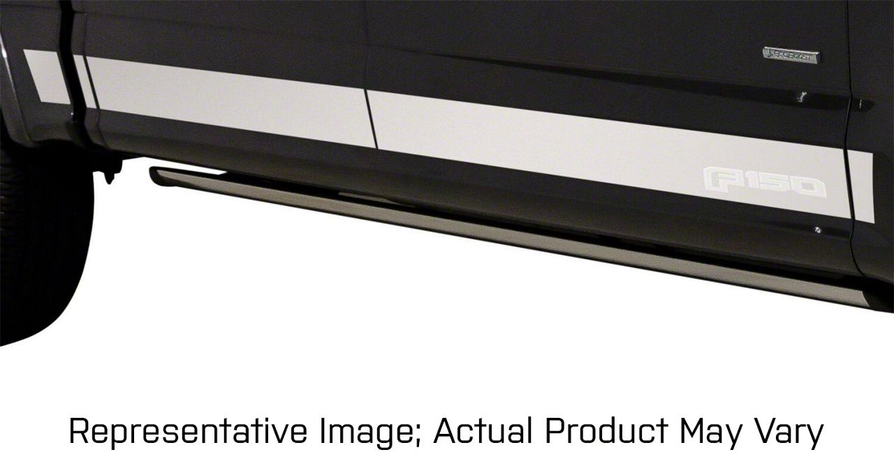 Putco F-350 Super Duty Stainless Steel Rocker Panels with Super Duty ...