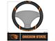 Steering Wheel Cover with Oregon State University Logo; Black (Universal; Some Adaptation May Be Required)