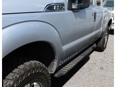 T-Style Running Boards; Black (11-16 F-350 Super Duty SuperCab)