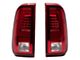 Tail Lights; Chrome Housing; Red Clear Lens (11-16 F-350 Super Duty)