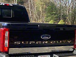 Tailgate Accent Trim; Stainless Steel (23-26 F-350 Super Duty)