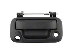Tailgate Handle with Camera Hole; Black (08-15 F-350 Super Duty)