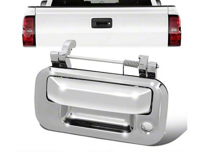 Tailgate Handle with Keyhole Opening; Chrome (11-16 F-350 Super Duty)
