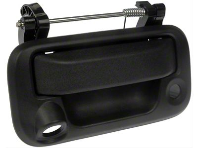 Tailgate Handle; Textured Black; With Backup Camera and Keyhole (11-15 F-350 Super Duty)