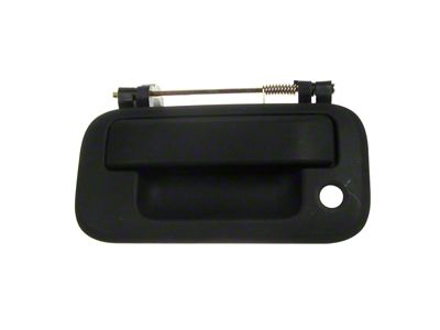 Tailgate Handle with Lock Provision; Textured Black (11-16 F-350 Super Duty)