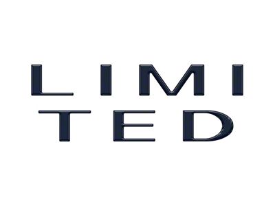 Tailgate Letter Overlays; Antimatter Blue (23-25 F-350 Super Duty Limited)