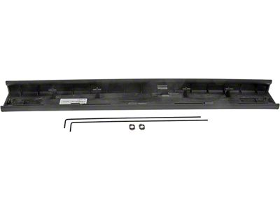 Tailgate Molding; Black; With Flexible Step (11-16 F-350 Super Duty)