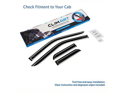 Tape-On Window Deflectors (17-25 F-350 Super Duty SuperCab)