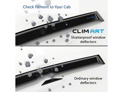 Tape-On Window Deflectors (17-25 F-350 Super Duty SuperCrew)