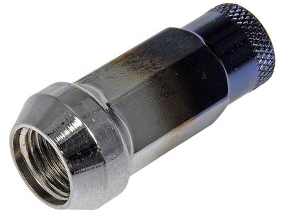Ti-Blue Open End Knurled Wheel Lug Nuts; M14x1.50; Set of 20 (05-25 F-350 Super Duty)