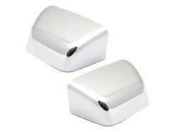 Towing Mirror Caps; Chrome (17-22 F-350 Super Duty)