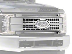 Upper Grille Overlay; Chrome (17-19 F-350 Super Duty)