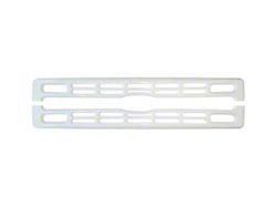 Upper Grille Overlay; Gloss White (23-25 F-350 Super Duty XL, XLT)