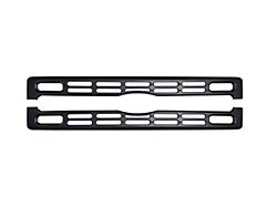 Upper Grille Overlay; Matte Black (23-25 F-350 Super Duty XL, XLT)